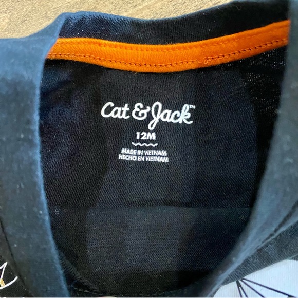 Cat & Jack Toddler Girl Boo Peplum Top & Candy Corn Leggings Set Size 12M NWT - Picture 5 of 5